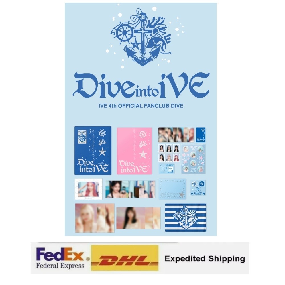 IVE 4th OFFICIAL FANCLUB DIVE FanClub Kit +EXPRESS SHIP | eBay