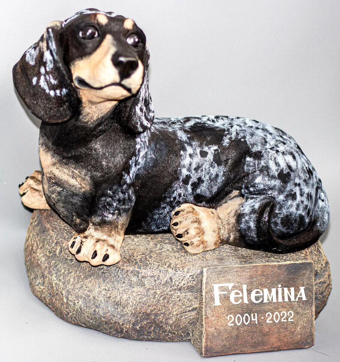 Dachshund urn on sale for ashes