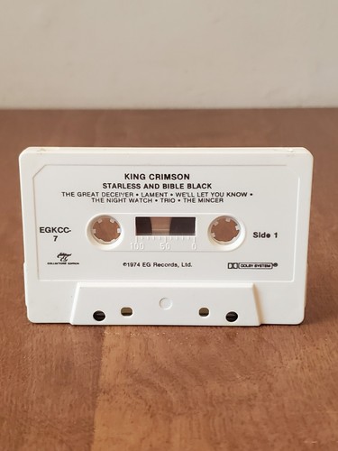 King Crimson - Starless And Bible Black (Audio Cassette) E.G. Records EGKSS-7 - 第 2/6 張圖片