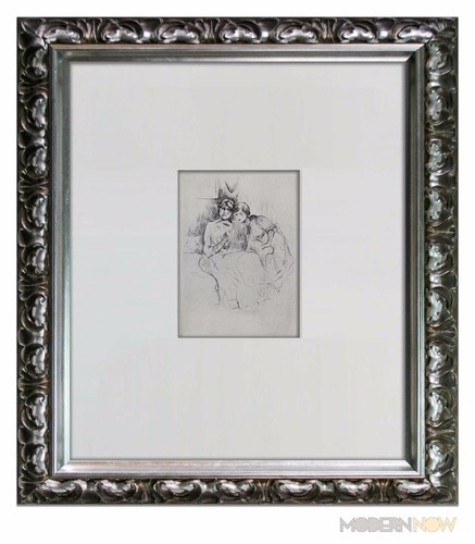 Berthe MORISOT Limited Edition LITHOGRAPH ~ The Lesson +Archival FRAMING - Picture 6 of 8