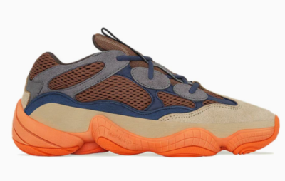 yeezy 500 orange and blue