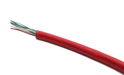 100FT 30.5M Bulk Raw Cat6 Ethernet Cable No Ends Red Audio Video