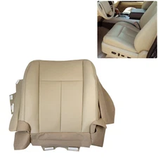 Driver Bottom Perforated Leather Seat Cover Tan For 2007-2014 Ford Expedition