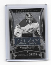 2016-17 UPPER DECK BLACK DIAMOND CHARLIE LINDGREN ROOKIE GEMS AUTOGRAPH 79/199