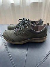 Aravon womens 9.5 shoes waterproof Blue Gray Hydroshield By Rockport