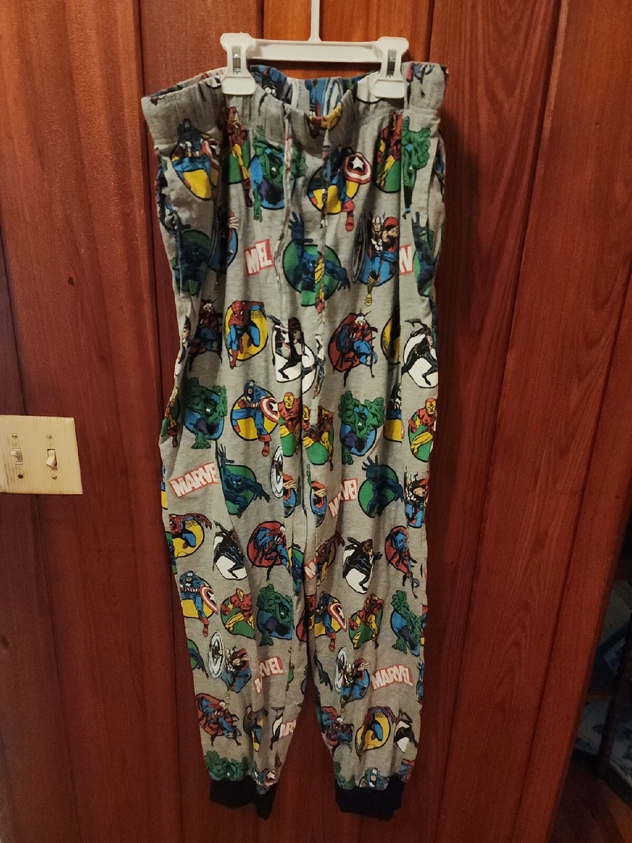 Marvel Mens Pajama Pants Size XL Cuffed Drawstring eBay