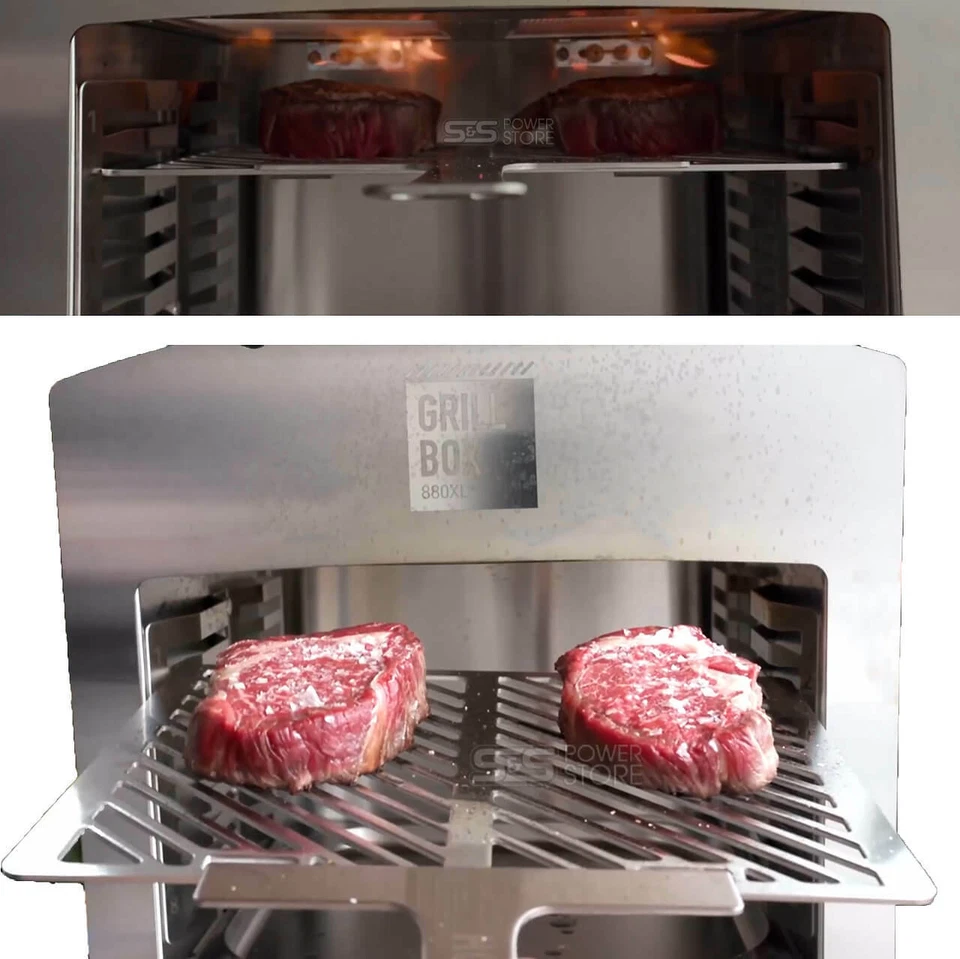 Matrix 880 Grad XL GrillBox Oberhitzegrill Beef Maker Gasgrill Edelstahl Steak - Bild 3 von 4