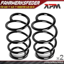 2x Federn Fahrwerksfeder Vorderachse für Audi TT 8J3 TT Roadster 8J9 2006-2014