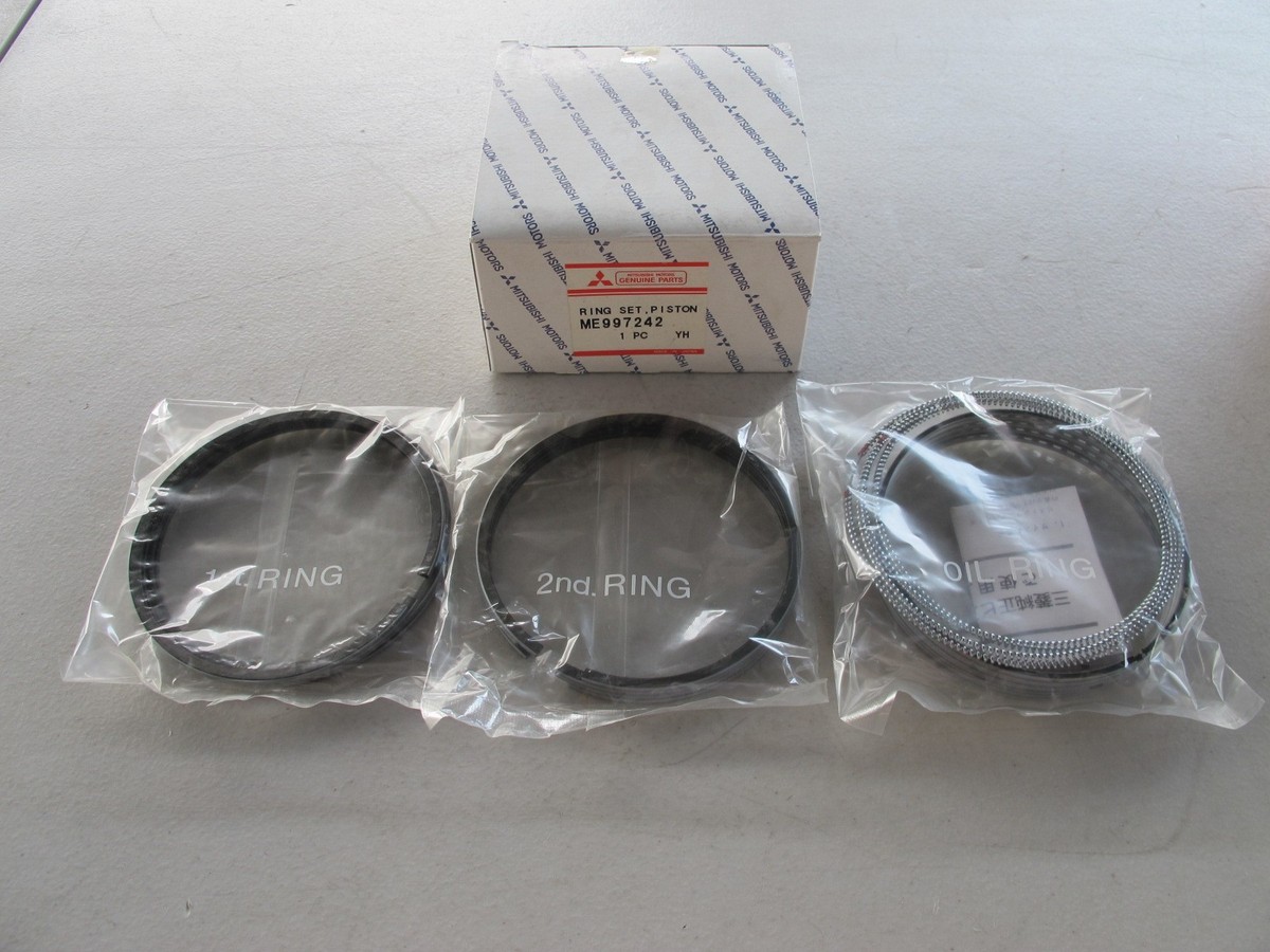 GENUINE MITSUBISHI FORKLIFT PISTON RING SET (#ME997242) | eBay