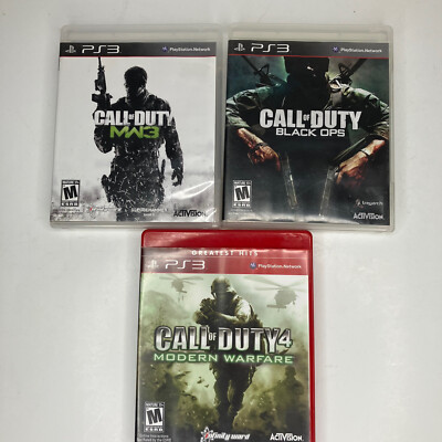 Call Of Duty Bundle (PlayStation 3, PS3) Lot Of Modern Warfare