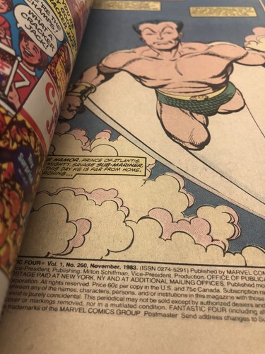 FANTASTIC FOUR #260 1983 JOHN BYRNE DR. DOOM SILVER SURFER MARVEL NEWSSTAND BOOK - Picture 7 of 12