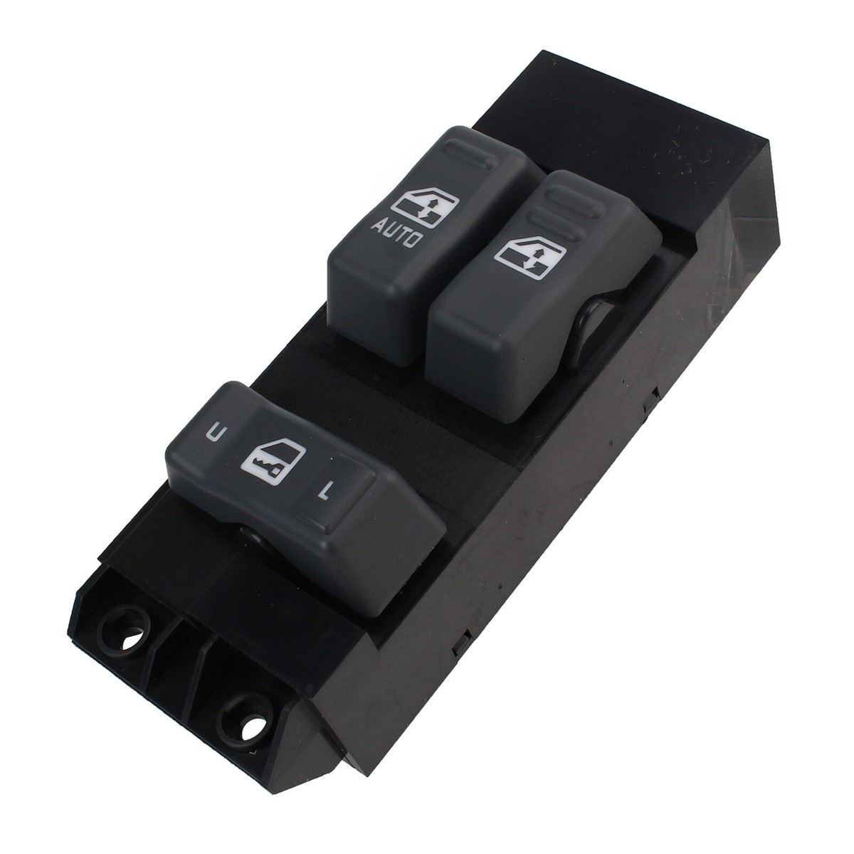 Window Switch Control For 1999-2002 Chevy Silverado & GMC Sierra – Driver Side, Gray, W/ LED Light
