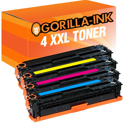 XXL 4x Toner für HP 128A LaserJet Pro CP1525n CP1525nw CM1415fn CM1415fnw