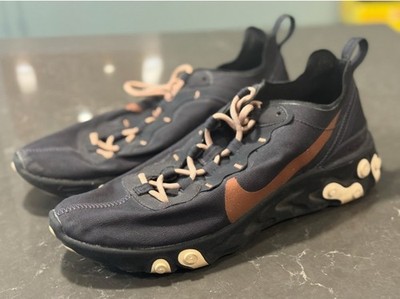 Nike React Element 55 Women's Running Shoes, Size 9, Oil Gray/Black, CT1186-001