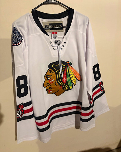 Reebok Chicago Blackhawks Patrick Kane #88 Winter Classic Jersey White Size 50