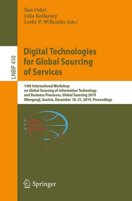 Ilan Oshri (u. a.) | Digital Technologies for Global Sourcing of Services | Buch