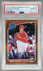Shohei Ohtani 2018 Panini Donruss Optic #176 Bronze Prizm RC Rated Rookie PSA 10