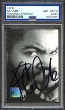 1998 Dada Footwear Collectible Artist Cards Ice Cube Signed Autographed PSA/DNA