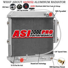 Full Aluminum Radiator For Forklift MCFA Mitsubishi Cat 246177 9160114200 USA