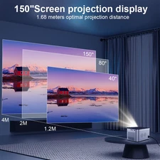 Android 11 4K Smart Projector 580ANSI 1920*1080P Full HD Home Cinema Theater