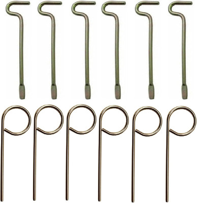 Emergency Keys for Interior Door Locksets - Kwikset & Schlage Compatible - 12 Ke