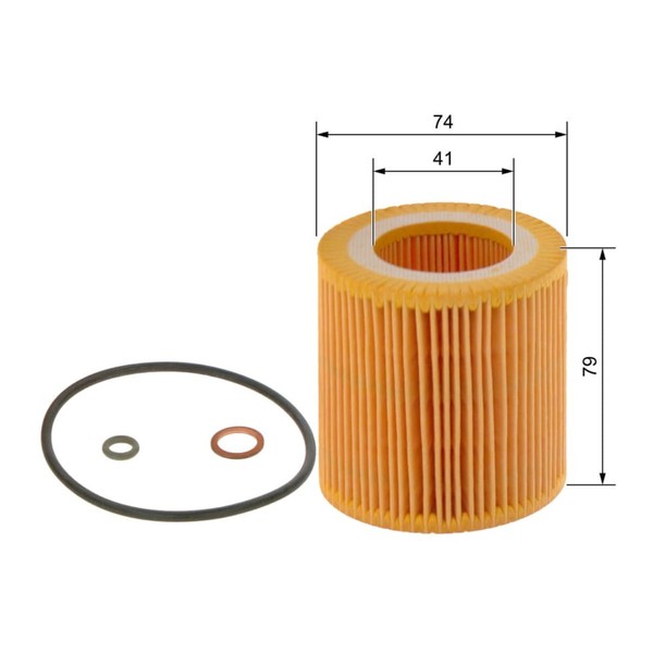 ÖLfilter Bosch 1 457 429 269 FüR BMW Alpina X5-image