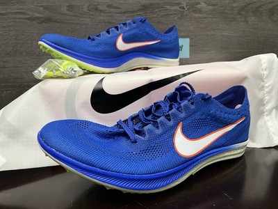 Nike ZoomX Dragonfly Track Spikes Racer Blue White Men's 8.5 CV0400-400 NEW