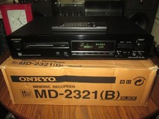 Onkyo MD-2321 B Mini Disc Player Recorder Deck Box  Remote