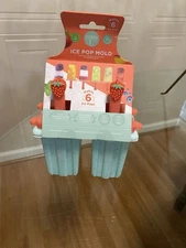 Core  Ice Pop Mold Set Of 6 In Pink Bpa Free Confort Grip Dishwasher Safe