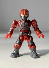 MEGA BLOKS CONSTRUX Halo UNSC Marine Red Mini Figure From Blind Bag Series 1