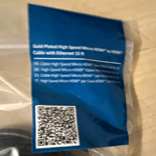Cable Matters High Speed Gold Plated Micro HDMI to HDMI Ethernet Cable 15 ft