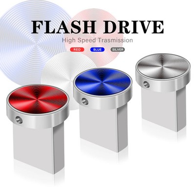 Mini Metall USB-Flash-Laufwerk 64GB Bunter Memory Stick 32G kostenloses Geschenk
