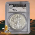2011-S $1 Silver Eagle 25th ANNIVERSARY SET MS70 PCGS John Mercanti Label 🔥