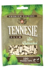 6mm Unbleached Organic Rolling Filters, 120 Pack, Slim Size