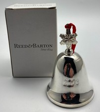 Reed Barton 2003 Silverplated Holiday Bell Ornament