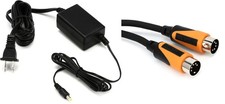 Korg Volca Power Supply - 9V600MACPP Roland RMIDI-B5 Value Bundle
