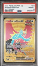 The Pokémon Company Roaring Moon ex 262/182 Paradox Rift Holo Hyper Rare PSA 10 on eBay