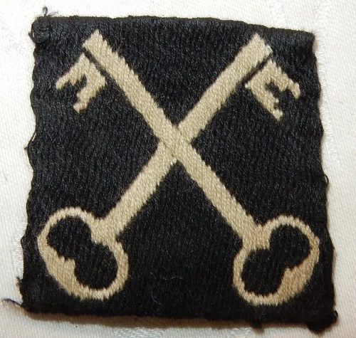 WW2 2nd INFANTRY DIVISION FORMATION SIGN MILITARY BADGE PATCH WORLD WAR II