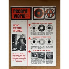 VARIOUS 1966 RECORD WORLD MAGAZINE SEPTEMBER 24 1966 - rare US music trade mag