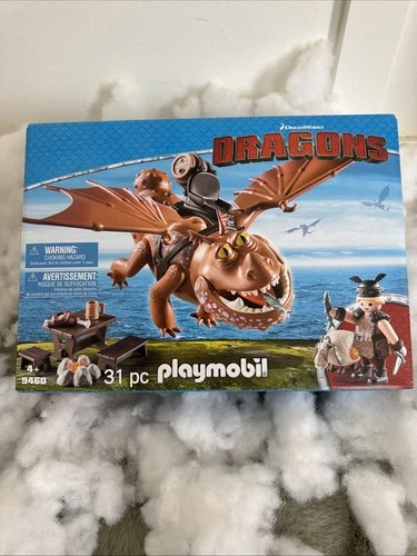 PLAYMOBIL How to Train Your Dragon Fishlegs & Meatlug 9460 (BRAND NEW) VINTAGE