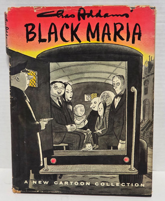 Black Maria Charles Addams 1960 First Printing HC Dust Jacket Vintage Book