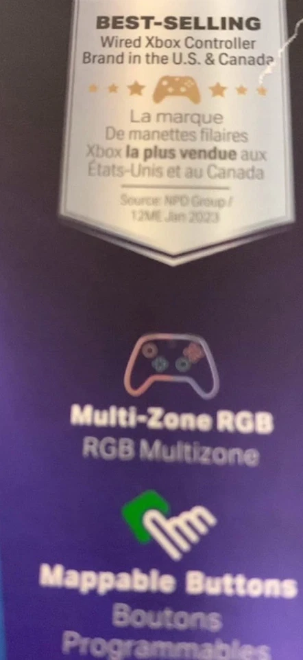 PowerA Advantage Wired Controller for Xbox Series X|S with Lumectra – Black - Image 3 of 4