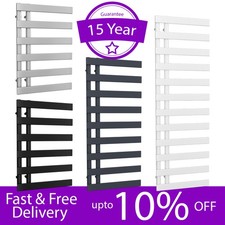UK Radiators Towel Gas Towel Rail Flat Panel Anthracite|Black|Silver|White