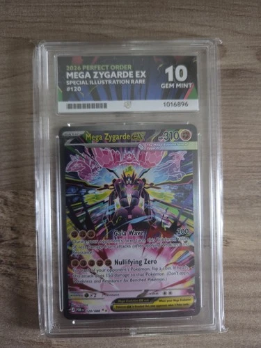 Mega Zygarde Perfect Order Pokemon TCG Card Ace 10 Perfect SUBS GEM MT