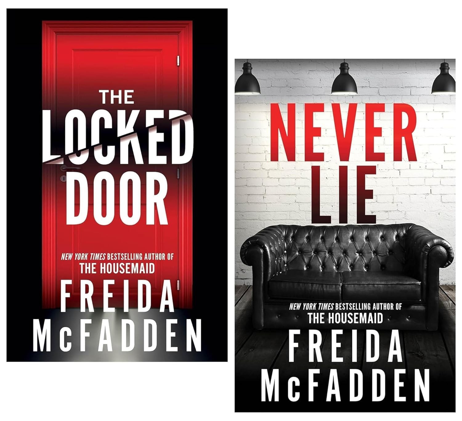 Freida McFadden 2 Books Collection Set (Never Lie & The Locked Door) PB NEW - Image 2