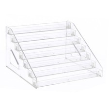 7 Layers Nail Polish Organizer Clear Acrylic Essential Oils Display Rack