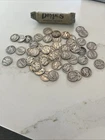 Lot Of 50! Mercury Dimes. 90% Silver Coins Pre-65. Date Range 1941 To 1946. Roll