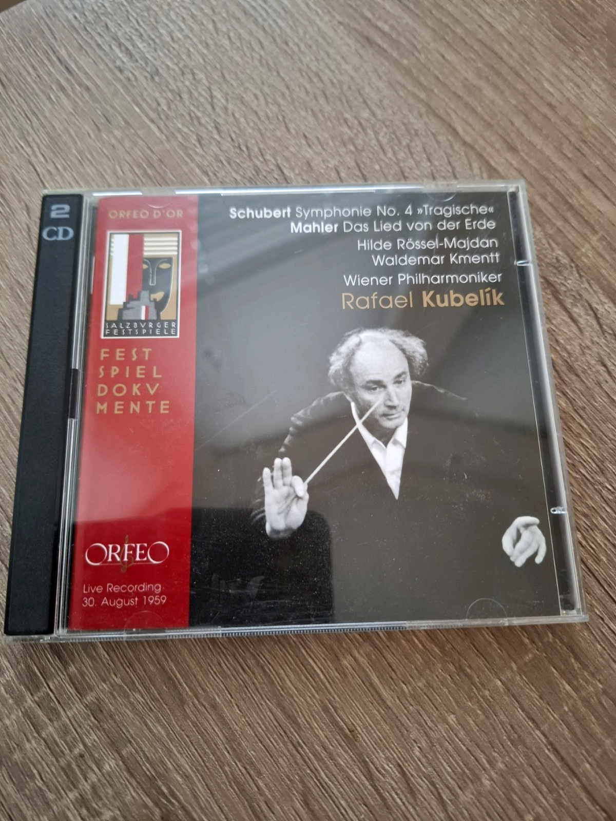 Rafael Kubelik Conducts Schubert, Mahler: 2CD Set - Orfeo - C820102B