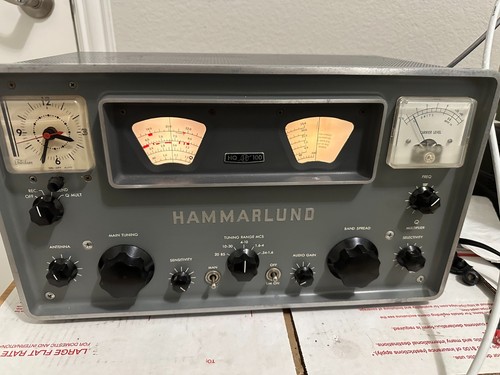 $199 Deal! Perfect Collector Vintage Hammarlund HQ-100 Tube Radio Receiver