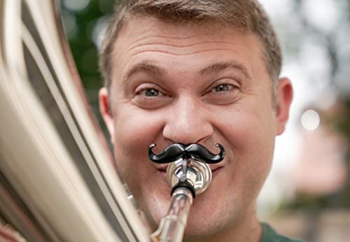 The Original Clip-on Mustache for or Sousaphone Mouthpiece () Tuba - Picture 6 of 7